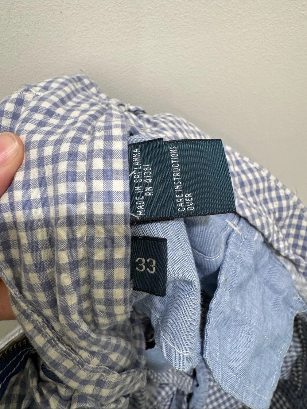 Polo Ralph Lauren measurements waist